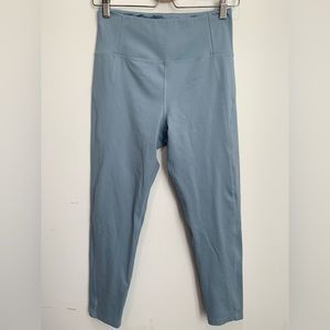 EUC Girlfriend Collective Light Blue Compressive High-Rise Leggings | Size Large